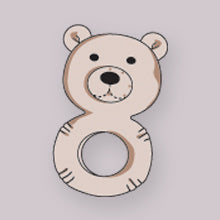 Soft teddy-bear rattle
