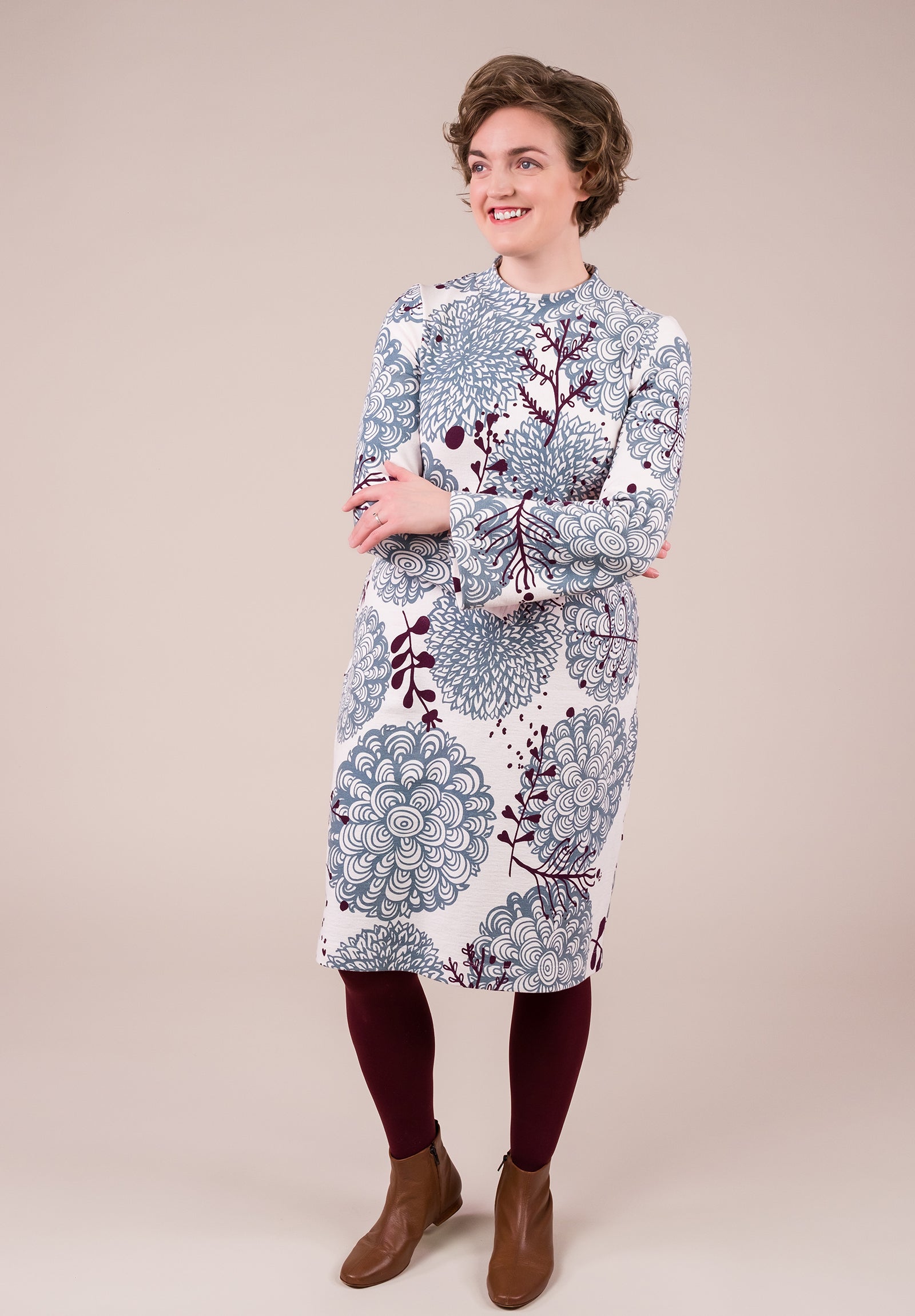 RACHEL knit dress, e-pattern