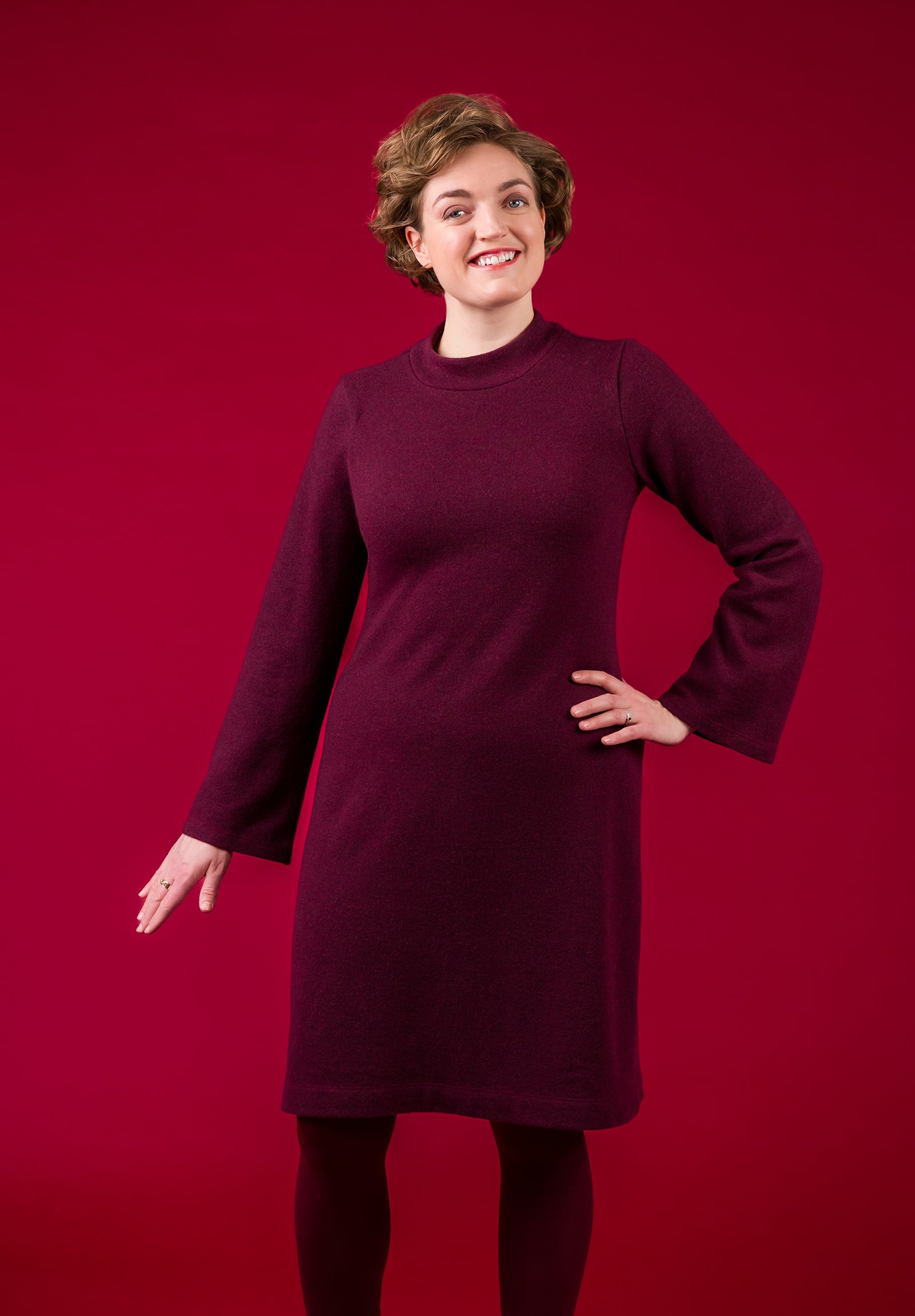 RACHEL knit dress, e-pattern