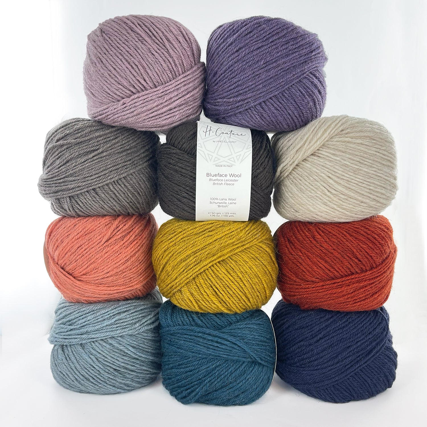 Blueface wool, 50 g