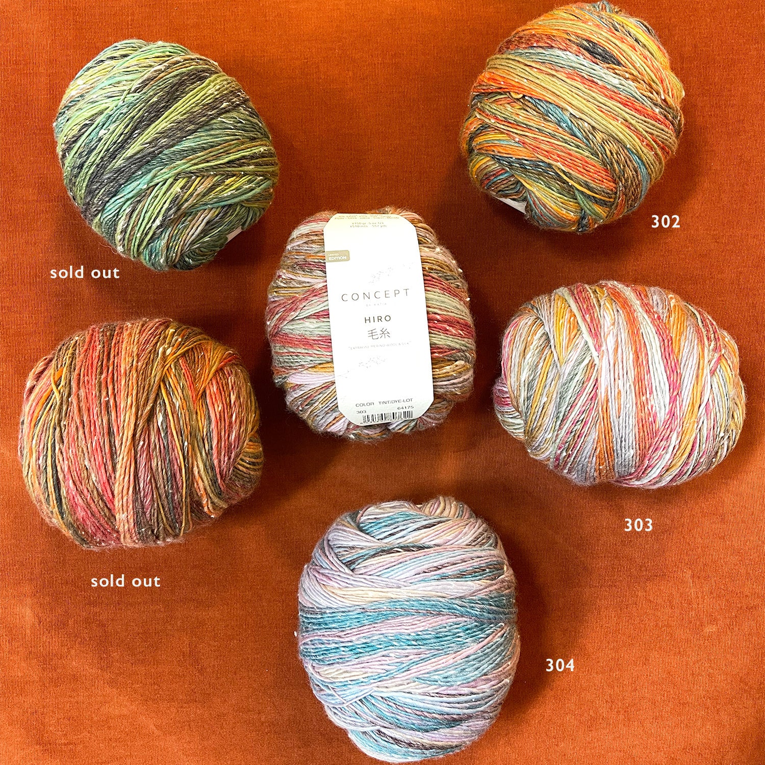 HIRO Extrafine merino wool & silk, 150 g
