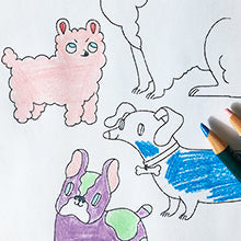 Dogs coloring pictures