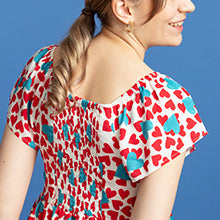 Elasticized shirring