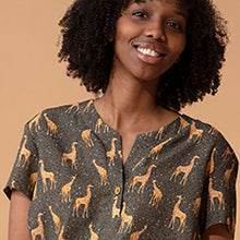 Neckline and front placket