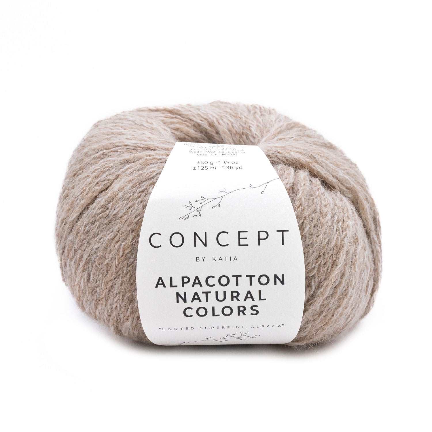 Alpacotton Natural Colors, 50 g