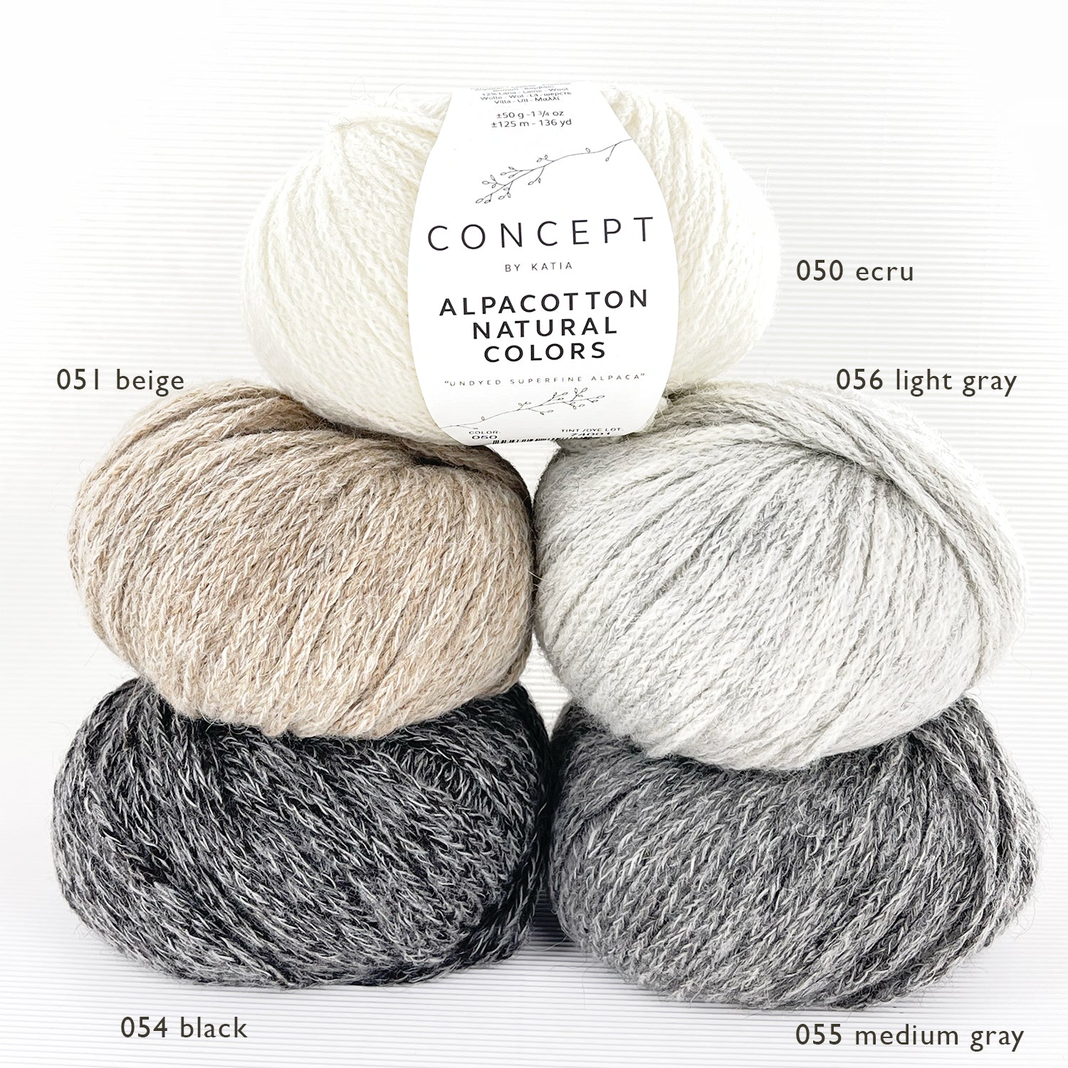 Alpacotton Natural Colors, 50 g