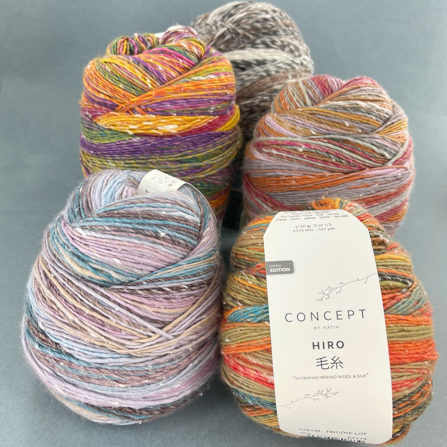 HIRO Extrafine merino wool & silk, 150 g